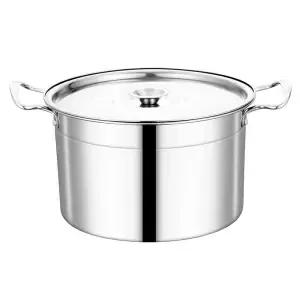 Soup Pot Stainless Steel  Stew  Soup Home Induction Cooker Pot with Lid Lard Tank Spice Tank Miso Instant Pot Kitchen