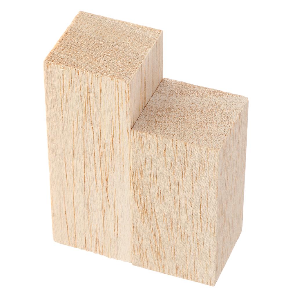 Wood Blocks for Crafts And DIY Projects – Set of 5, 80/60 Mm