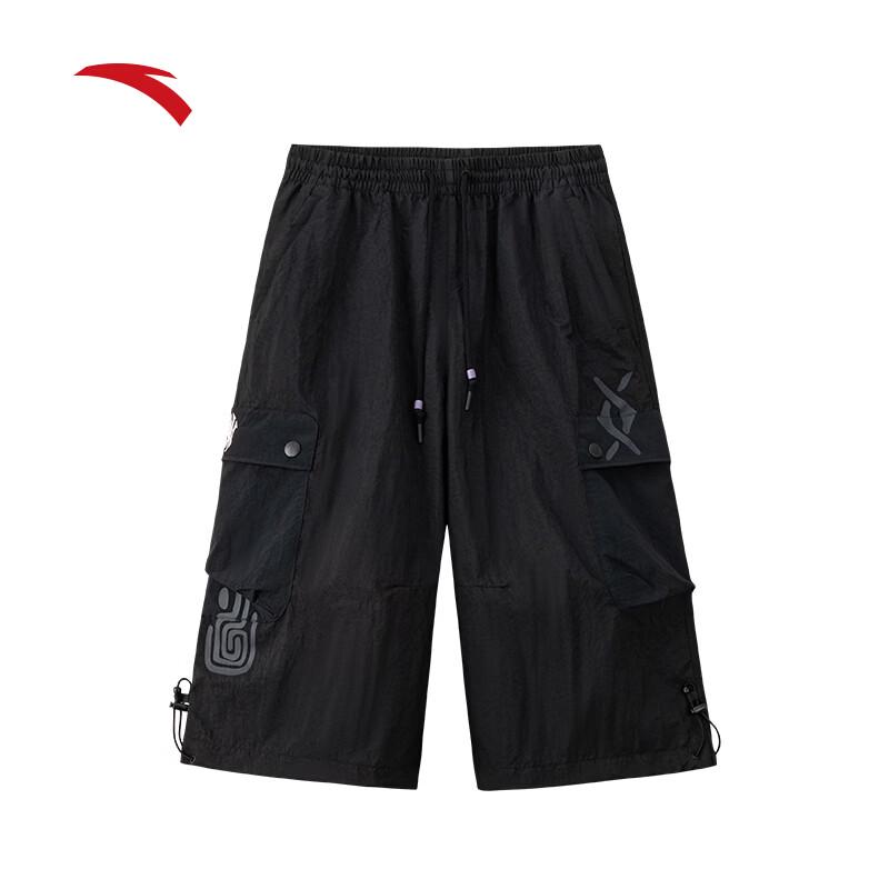 ANTA Unisex American Style Woven Cargo Seven-Point Pants 2XL