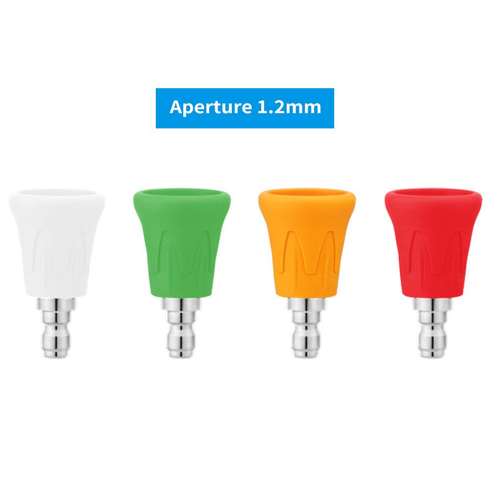 Pressure Washer Nozzle Guard, Stainless Steel High Power Washer Nozzle Tips Set with Upgraded