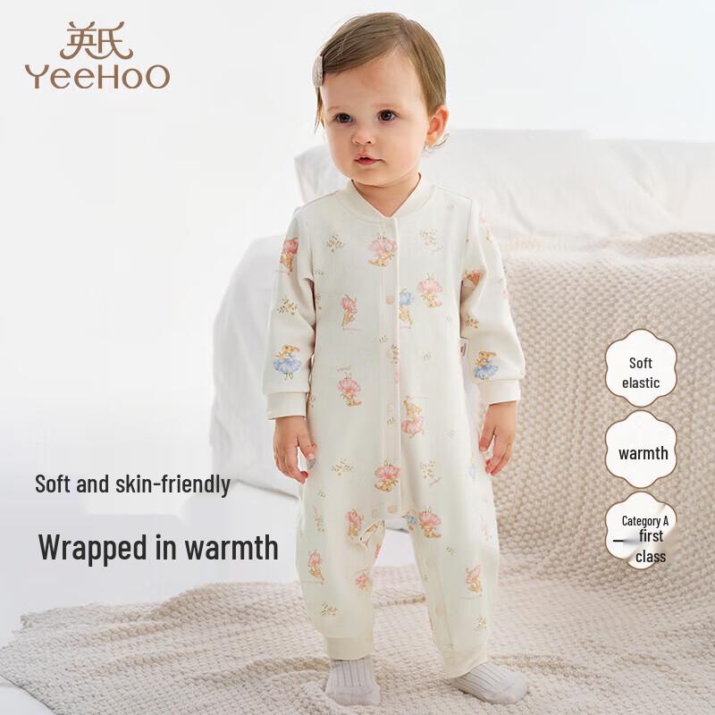Yeehoo Newborn Baby Warm Fleece Cotton Bodysuit