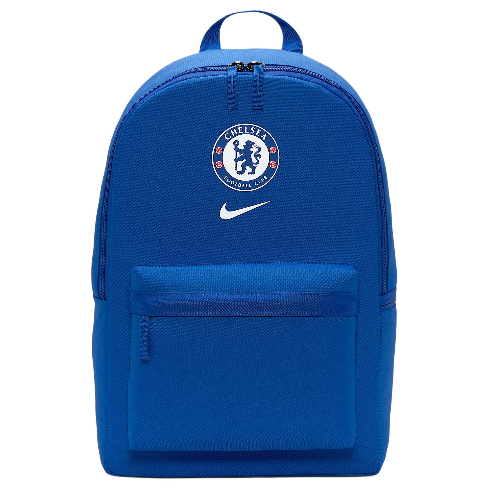 Nike Chelsea FC 25L Classic Logo Polyester Backpack Unisex Backpack Royal-Blue HQ6718-480 Royal Blue