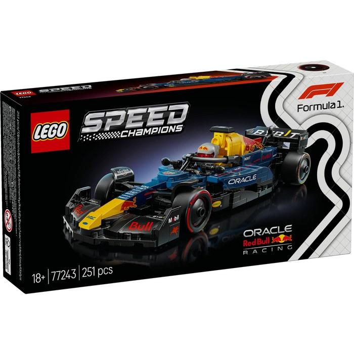 LEGO Speed Champions Oracle Red Bull Racing RB20 F1 Race Car 77243, Multicolor