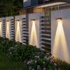 3LED Waterproof Solar Wall Lamps 2LED Solar Wall Lights Yard Atmosphere Wall Lights  Decor