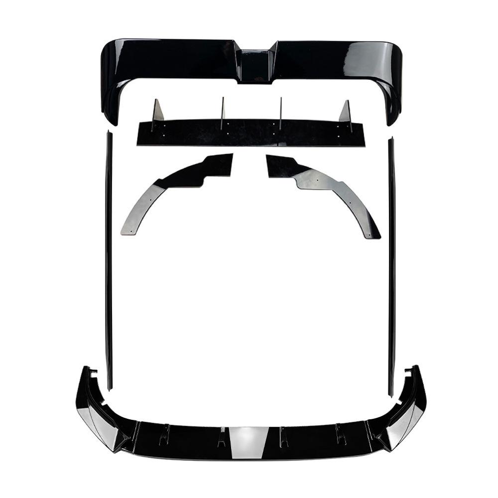 Volkswagen Golf Standard Edition Full Body Kit: Front Lip, Louvers, Side Skirt, Rear Lip, Rear Spoiler.