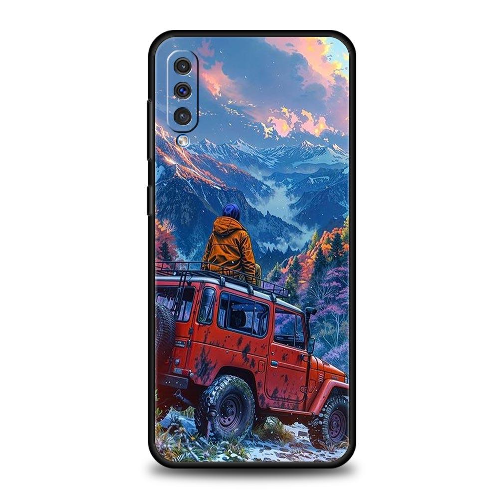 

Forest Travel Vehicle Phone Case For Samsung A56 A36 A26 A54 A52 A24 A14 A50 A72 A70 A06 A12 A22 A34 A42 A32 A04s A16 5G Cover Samsung A04S