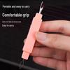 Dual-Ended Needle Threader & Seam Ripper: Portable Stitch Picker and Cutter Tool.