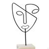 Jewelry Display Rack Face Outline Sculpture Nordic for Shop Ornament Desktop