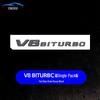 Mercedes E63S/C63S V8 Biturbo 4MATIC+ AMG Black Warrior Tail Badge Emblem Sticker