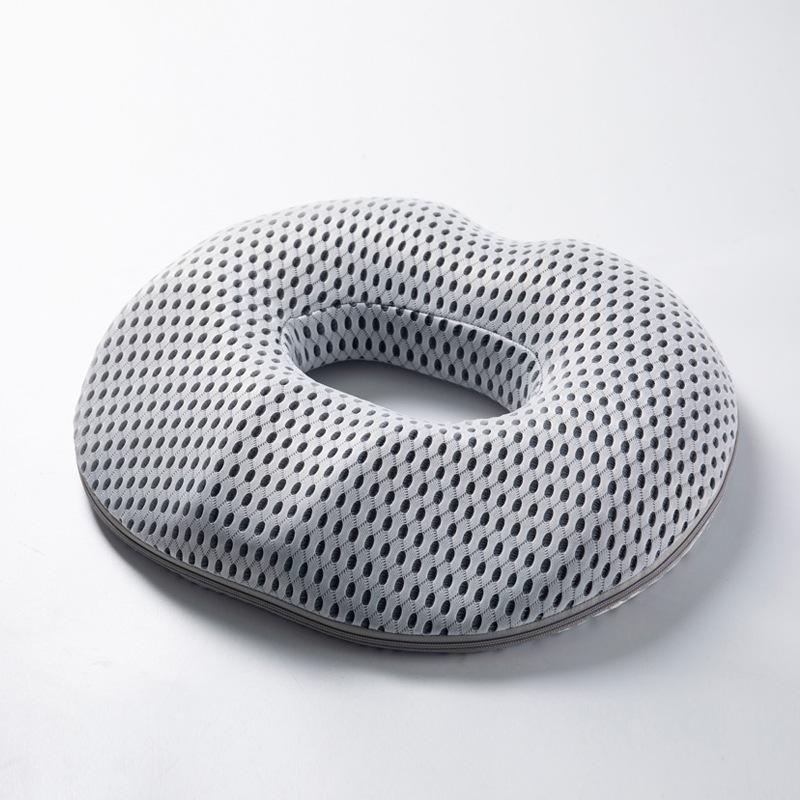 Ergonomic Hemorrhoid Relief Cushion: Breathable, Hollow Design for Pregnancy & Postpartum Comfort