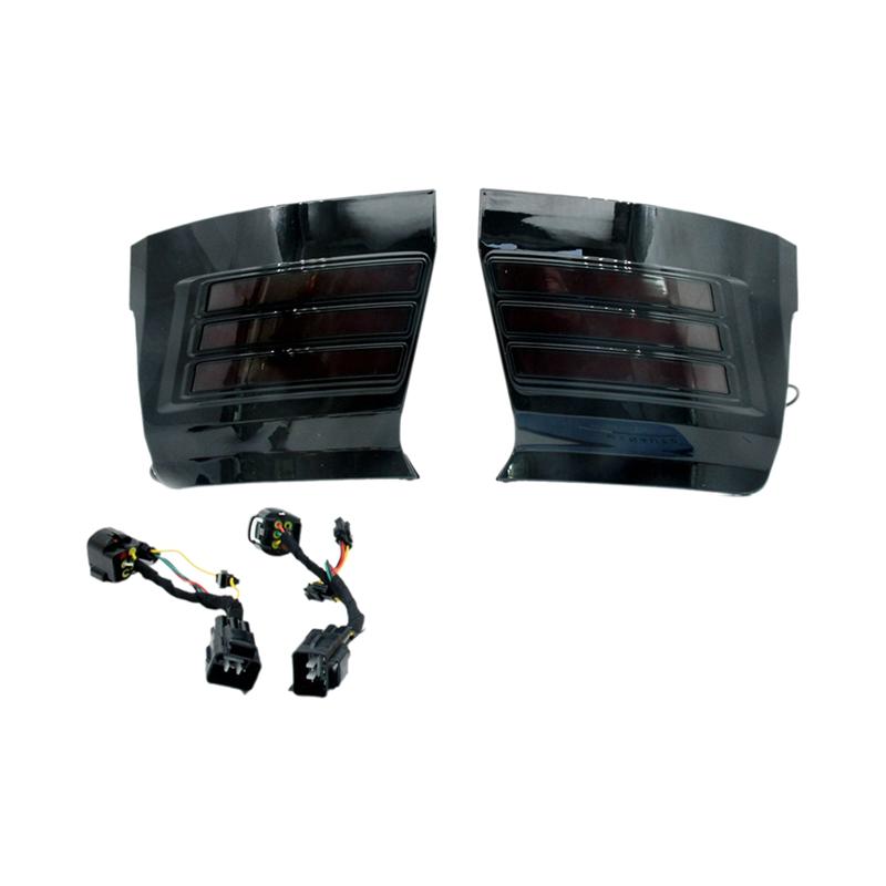 LED Rear Bumper Light For Toyota Land Cruiser 250 Prado LC250 2024 2025 Car Accessories Black