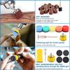 268 PCS 1 Inch Wet Dry Sanding Discs and Drums, 60 to 10000 Grit Wet Dry Sandpaper Micro Sand Paper with 1/8" Shank Backing Pad, fit