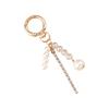 Elegant Seashell Pearl Keychain For Women Stylish Beach Key Chain Accessory With Starfish Seahorse Charm for Women