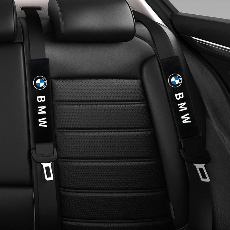Car Interior Seat Belt Protector Comfortable Breathable Cotton Seat Belt Cover For BMW M POWER X3 X5 X6 E36 E46 E90 E60 E87