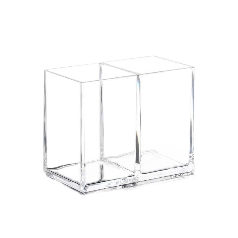2025 Multi-Compartment Makeup Brush & Skincare Organizer
