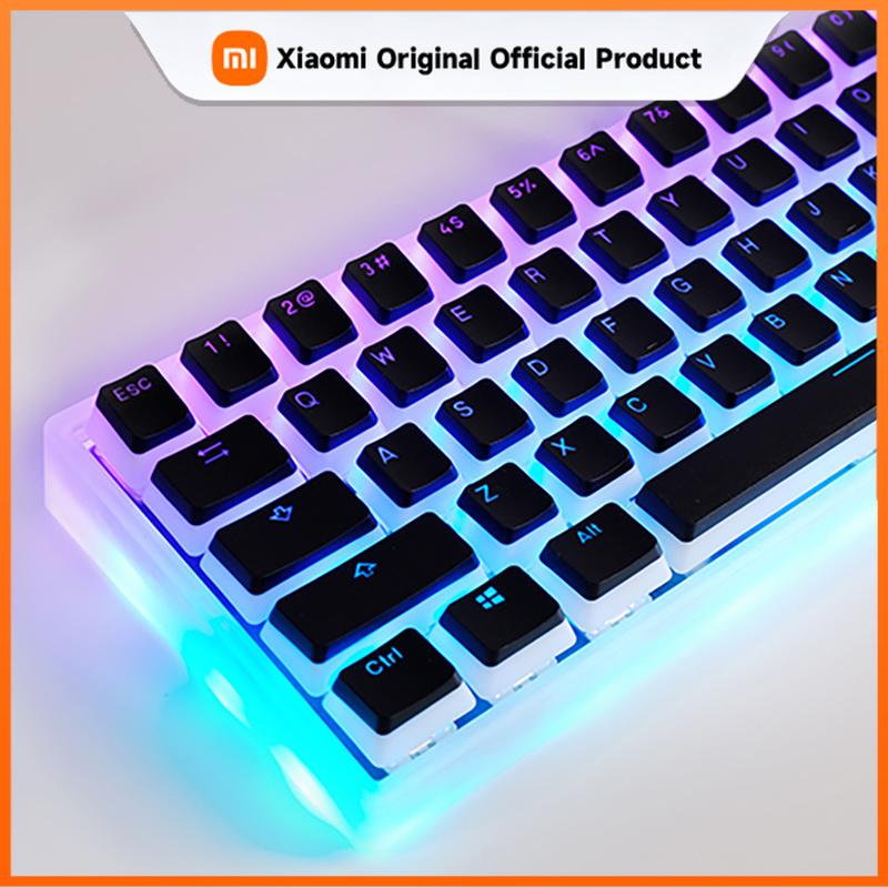 Xiaomi 129 Keys Pudding Keycaps For Cherry Mx Switch Mechanical Gaming Keyboard OEM Profile PBT Double Shot Keycap RGB Backlit Key Caps