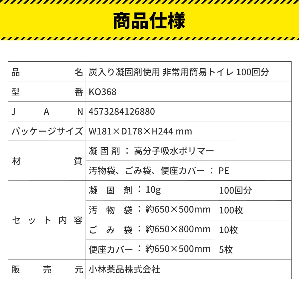 by a disaster prevention Simple disaster prevention emergency large feces 15 year shelf disaster prevention supervised by a disaster prevention