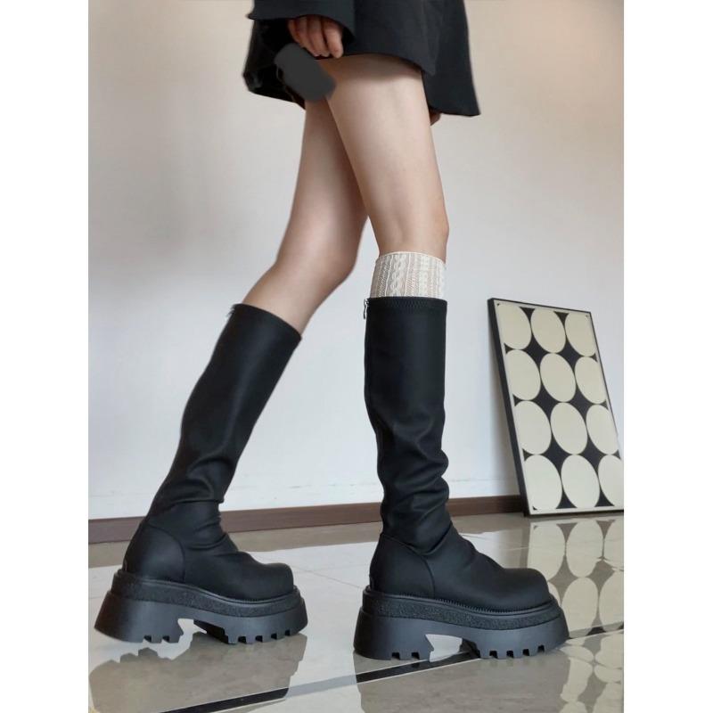 New Women's Shoes Long Boots Women's Boots Long Boots Pile Boots