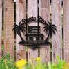 Metal Wall Art Boricua Flag Custom Name Iron Decor Puerto Rican Sign For Home