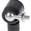 Mini Ball Head Panoramic Tripod Head 1/4'' 3/8" M4 M5 M6 Screw Hole Mount For Camera Camcorder Monitor Smartphone Light Mic