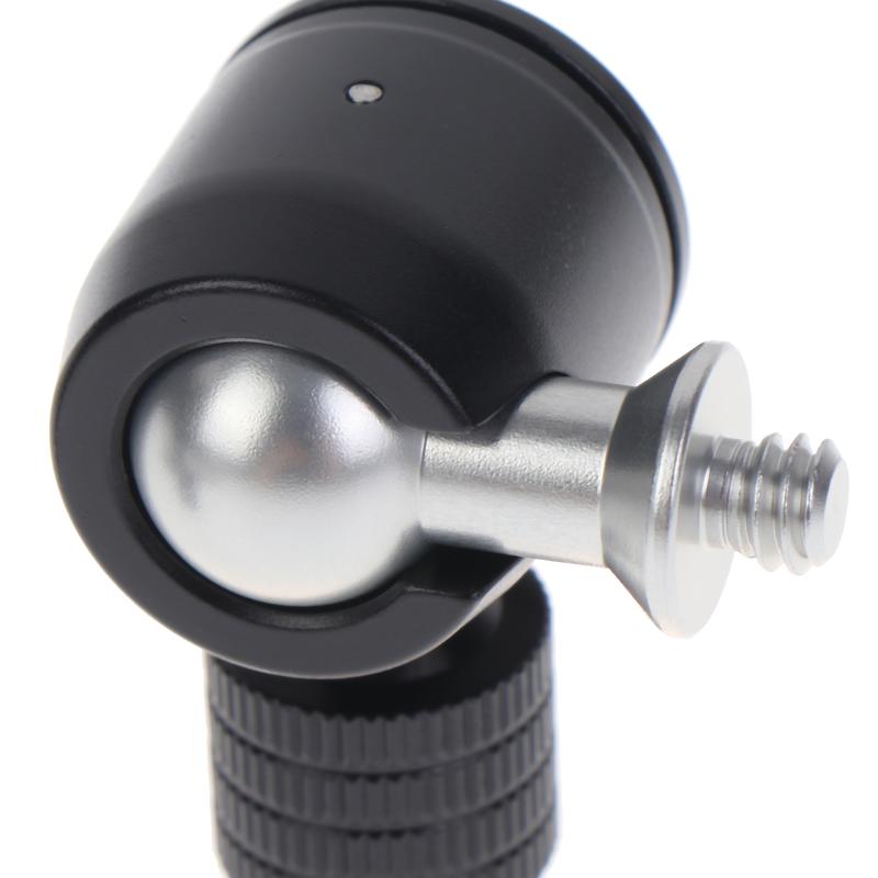 Mini Ball Head Panoramic Tripod Head 1/4'' 3/8" M4 M5 M6 Screw Hole Mount For Camera Camcorder Monitor Smartphone Light Mic