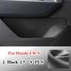 For Honda UR-V URV -2025 Door Side Storage Box Leather Front Rear Door Handle Organizer Tidying Car Door Slot Accessories