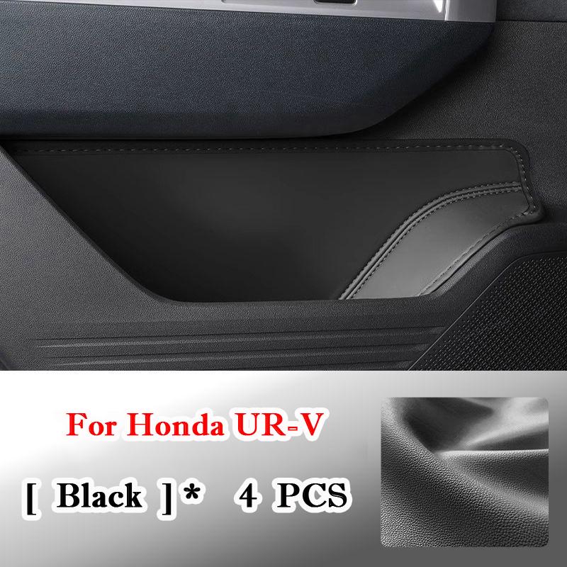 For Honda UR-V URV -2025 Door Side Storage Box Leather Front Rear Door Handle Organizer Tidying Car Door Slot Accessories