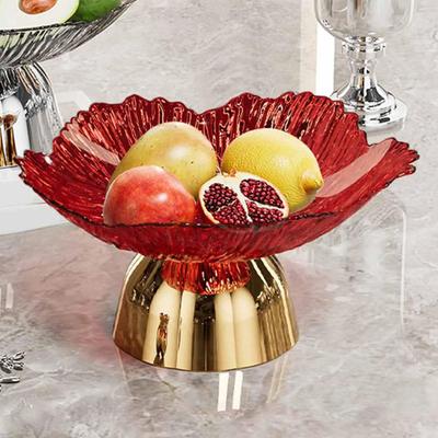 Tavă elegantă pentru gustări Placă pentru fructe și desert Ovală Acrilică Server pentru bomboane Bol pentru fructe Tavă pentru tort pentru Decor Bucătărie Sufragerie Birou