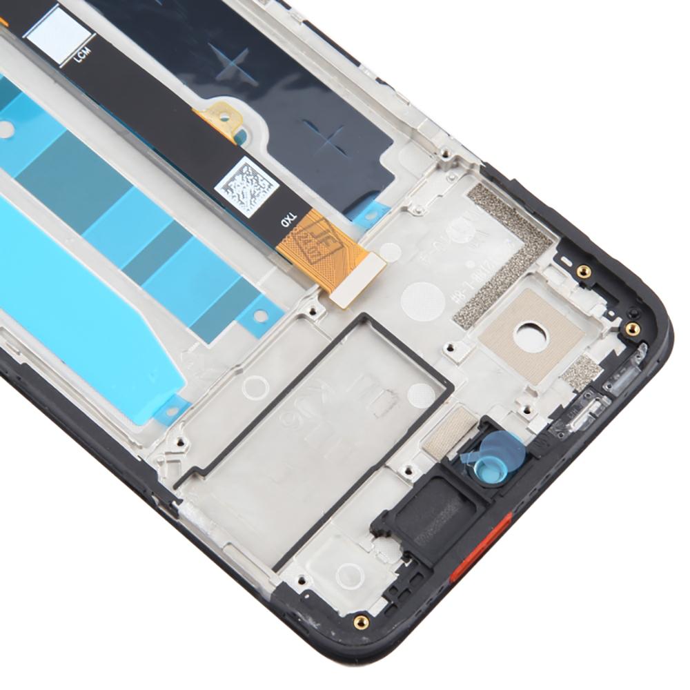 For TECNO Spark 20 Pro KJ6 Grade C LCD Screen and Digitizer Assembly+Frame Part (Without Logo)