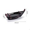 Appetizer Dish with Boat Shape for Sushi and Snacks