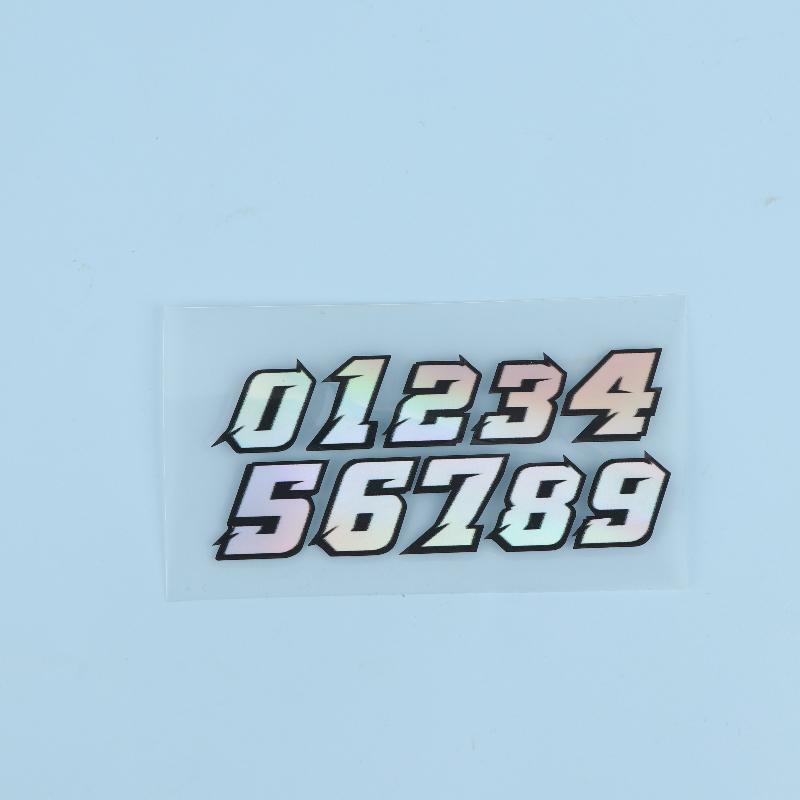 Creative Number Scooter Stickers Waterproof Diy For Motorbike Fuel Tank Front Fairing Side Panels Vinyl Decals Decor