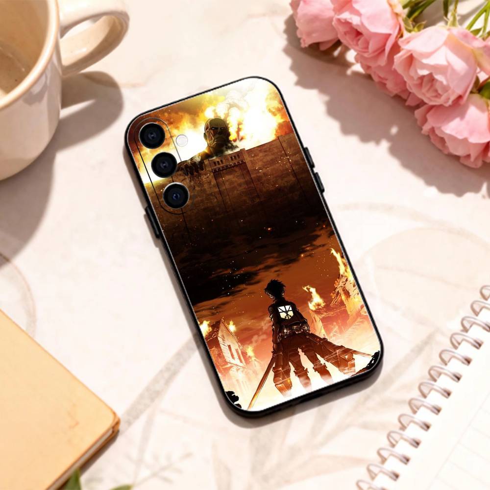 Cool Attack on Titan Freedom   phone Case For Samsung Galaxy A73,A72,A71,A70,A53,A52,A51,Others Soft Black Shell