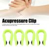 Acupressure Clip Portable Thumb Shape Acupressure Hand Pressure Point Clip with Magnet 4pcs Migraine Relief Clip