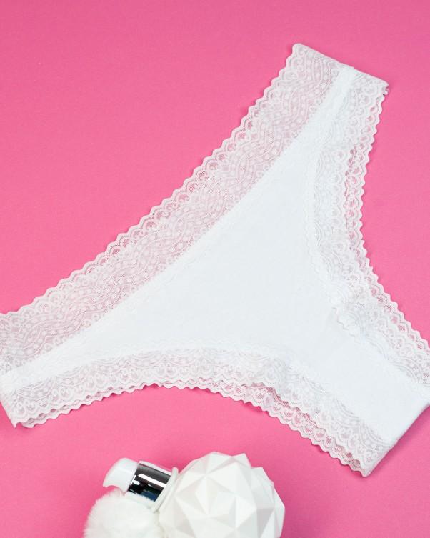 Mutandine ISSA Plus in maglia con inserti traforati L/XL vinaccia