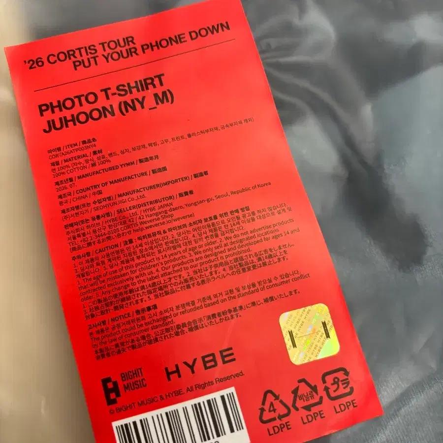 CORTIS pypd Juhun T-shirt Size M