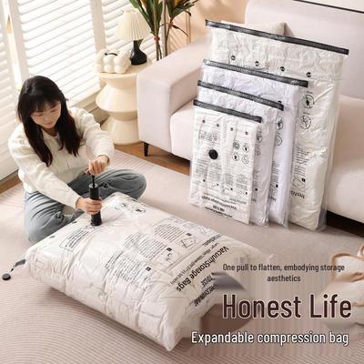 Vacuum Storage Bag for Clothes & Quilts - Moisture & Dust-proof, Space-saving Solution