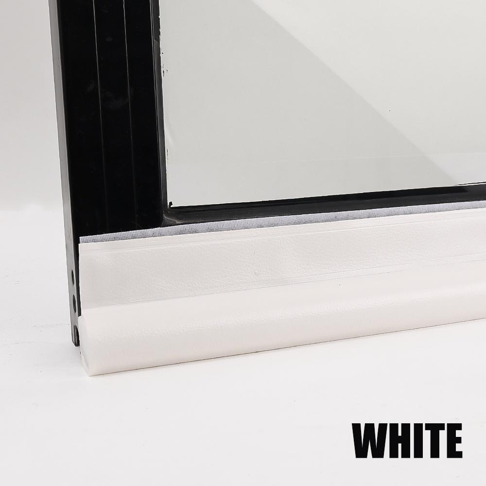 Adjustable Door Bottom Seal Strip Weatherstrip Under Door Draft Stopper Anti-Cold One Side Gap Blocker Foam Weather Strip Adjust