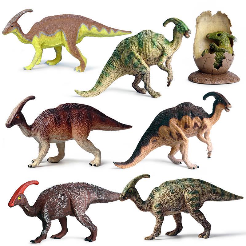 Parasaurolophus Dinosaur Model: Educational Simulation Toy for Children