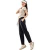 Anta Sports Lifestyle Series Solid Color Comfortable Versatile Simple Knitted Sports Pants Women Bottoms Black 962527302-3