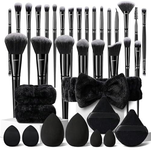 New 36 Piece Set of Beauty and Makeup Tools, Complete Facial Wash Set