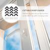 12Pcs Simple Corner Cover Set PVC Cuttable Sharp-Guard Protectors for Window Desk Table Furniture Edges Baby Safety Protection