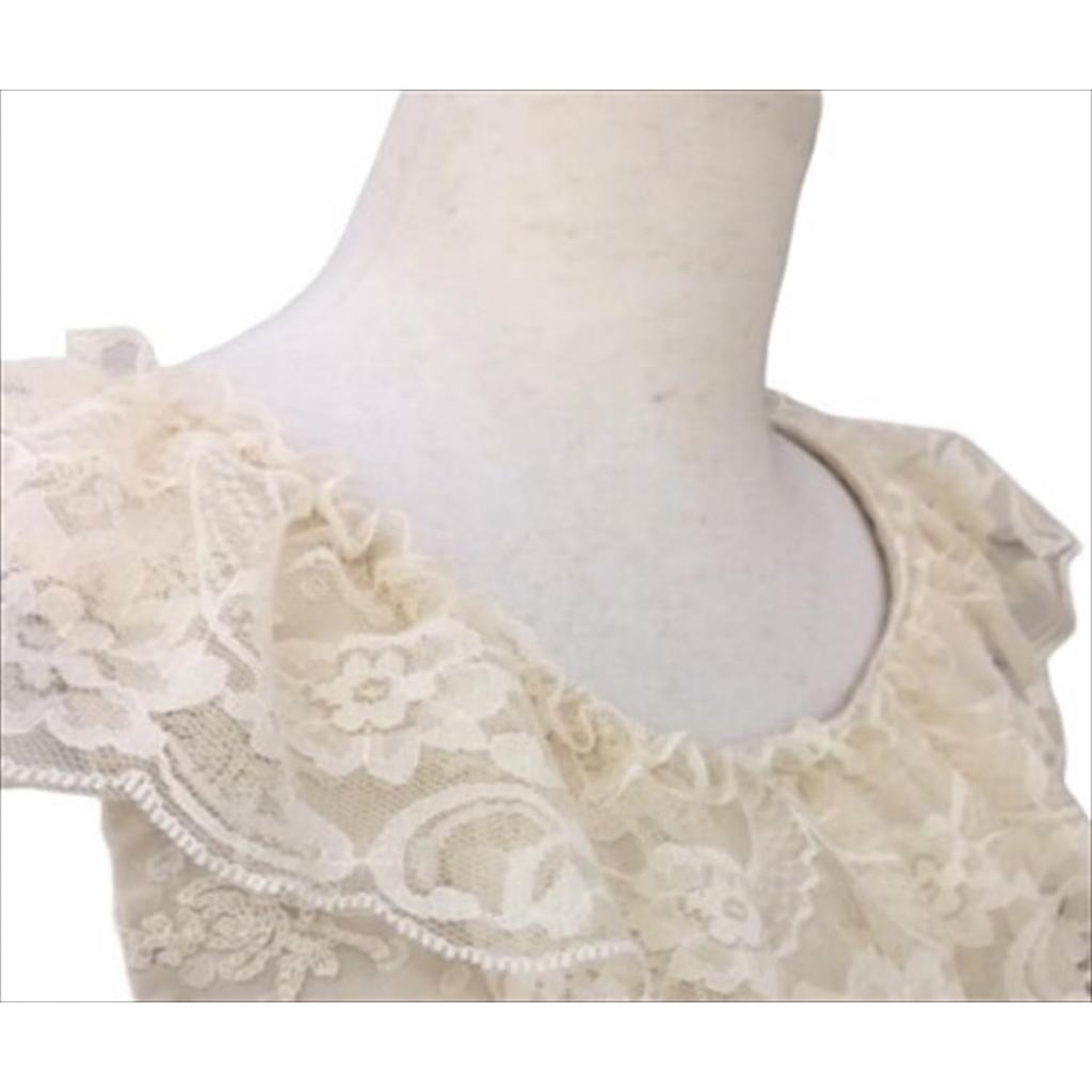 Apron Dress Apron WK5002Z1 Beige Free Size [Vivienne]