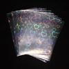 Love Heart Shaped Laser Flashing Card Sleeves Trading Card Film Magic Kpop Card Protector Holographic Foil Protective Cover Clear