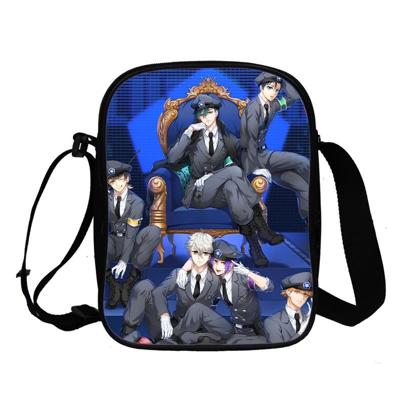 Neue Blaue Gefängnis Animation Peripherie 3D Vollfarbdruck Tragbare Umhängetasche Teenager Crossbody Tasche