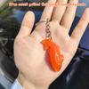 5Pcs Funny Color-Changing Baked Crab Car Pendant Car Decoration Accessories Creative Swing Goose Lobster Keychain Bag Pendant