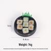 Portachiavi Piatto per Sushi Stile Giapponese - Piccolo Ciondolo Giocattolo
