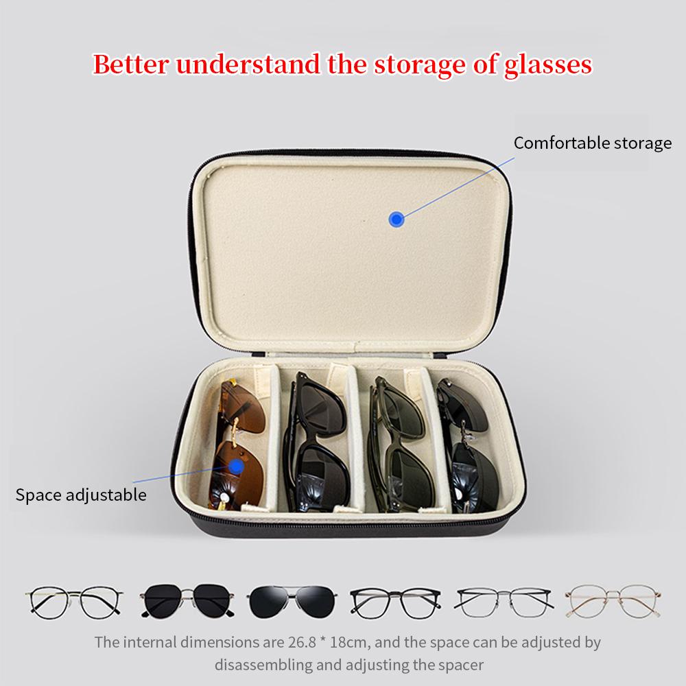 Sunglasses Storage Case Hard EVA Sunnies Cool Shades Protect Box Dark Glasses Portable Travel Carrying Bag