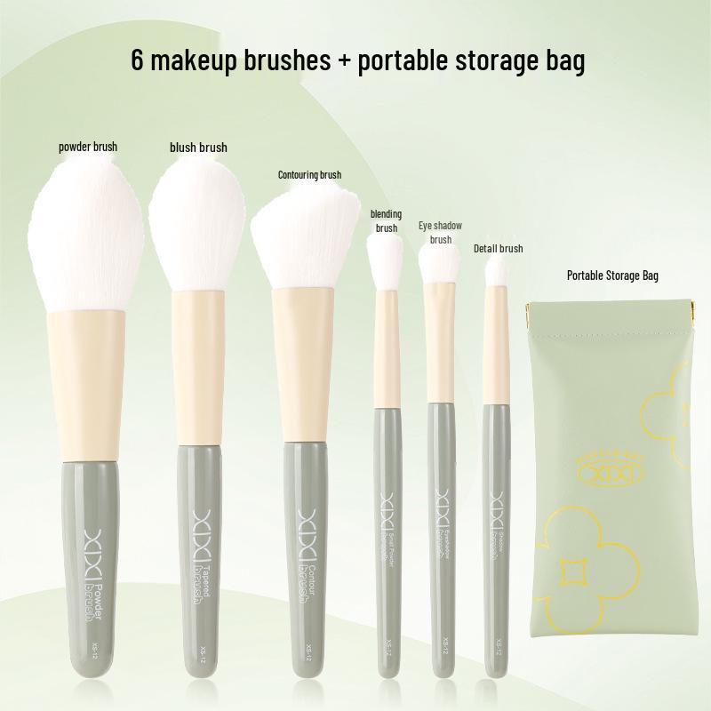 

XIXI Cloud Ceramic Fluff Makeup Brush Set with Portable Storage Bag for Professional Makeup Artists
