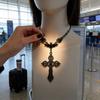 Gothic Bat Cross Necklace For Women With Geometric Pendant And Choker Chain For Travel Style