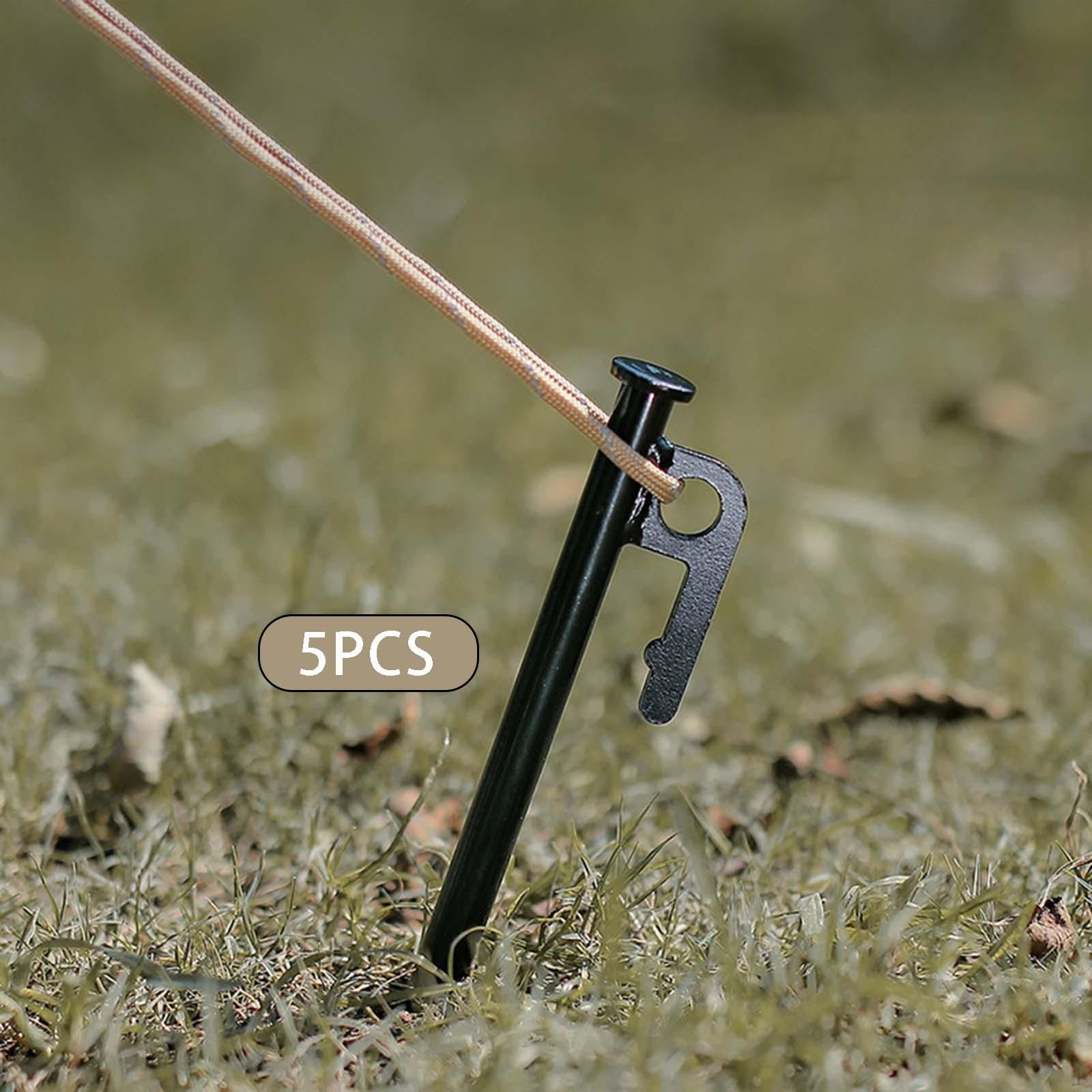 5x Неломающиеся колышки Прочные туристические колышки для пикника, пеших прогулок 20cm